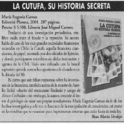 La cutufa, su historia secreta