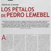 Los pétalos de Pedro Lemebel: [entrevistas]