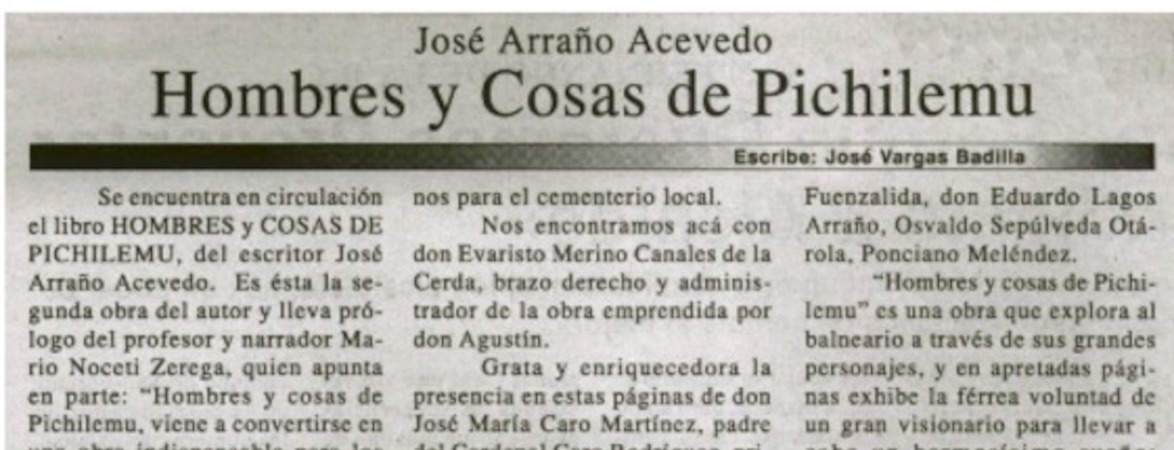 Hombres y cosas de Pichilemu