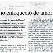 El niño que no enloqueció de amor.