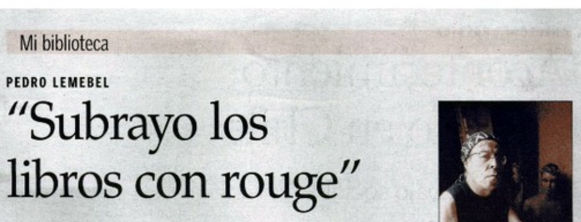 Subrayo lo libros con rouge" [entrevistas]