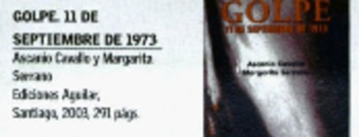 Golpe. 11 de septiembre de 1973