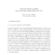 Rasgos identitarios de la poesía mapuche actual