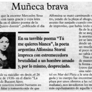 Muñeca brava