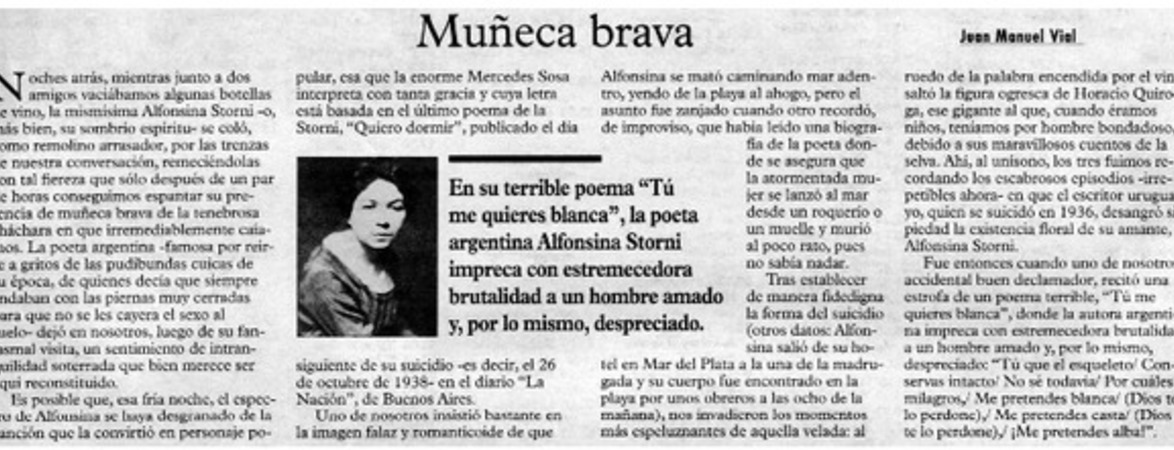 Muñeca brava