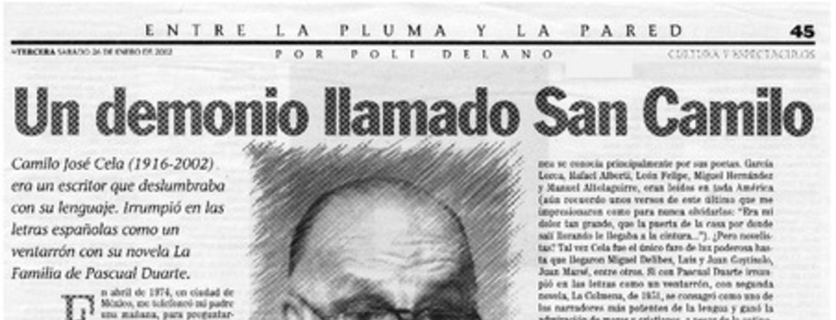 Un demonio llamado San Camilo