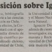 Inauguran exposición sobre Ignacio Domeyko