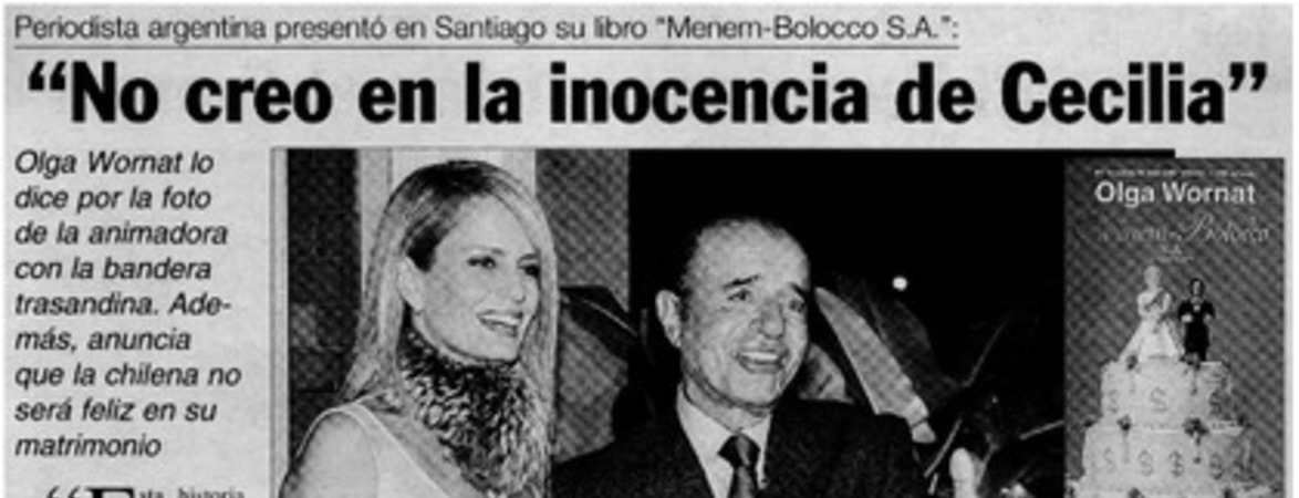 "No creo en la inocencia de Cecilia".