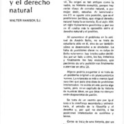 Andrés Bello y el derecho natural