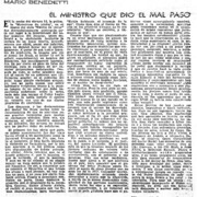 El ministro que dió el mal paso.