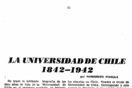 La Universidad de Chile 1842-1942