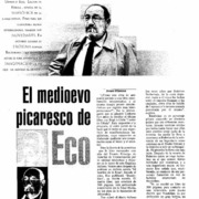 El medioevo picaresco de Eco