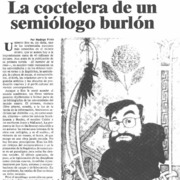 La coctelera de un semiólogo burlón
