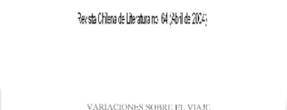 Variaciones sobre el viaje (dos viajeros ejemplares: Mistral y Oyarzún)