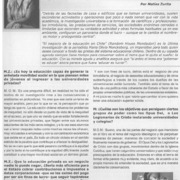 La educación chilena refuerza los problemas de inequidad" (entrevista)