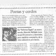 Poetas y cerdos