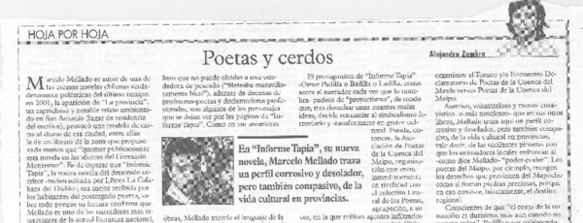 Poetas y cerdos