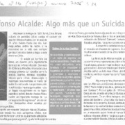 Alfonso Alcalde, algo más que un suicida