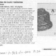 Sistema en caos y máquina