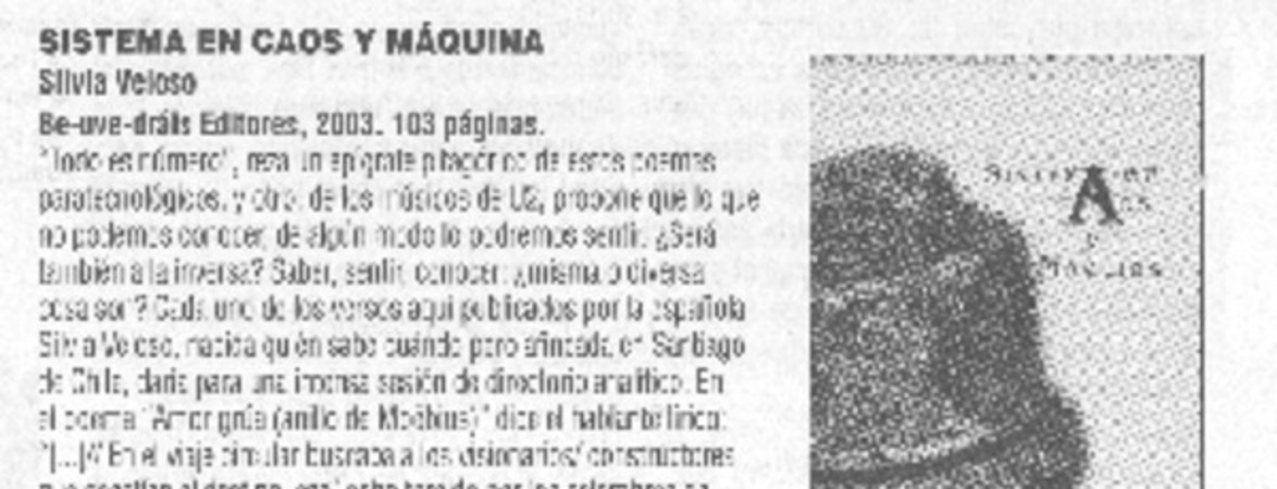 Sistema en caos y máquina
