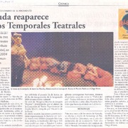 Neruda reaparece en los Temporales teatrales