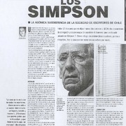 Los Simpson : la agónica subsistencia de la Sociedad de Escritores de Chile