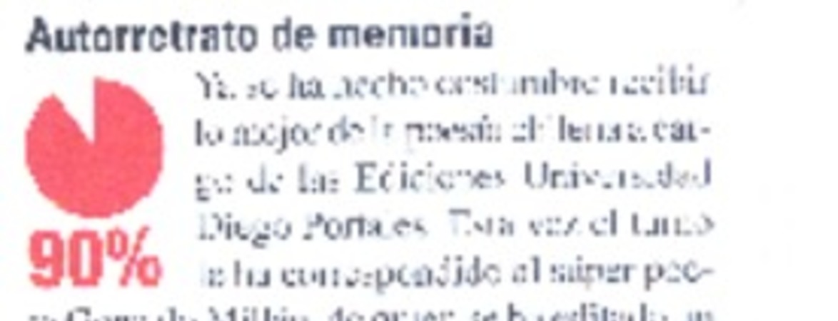 Autorretrato de memoria