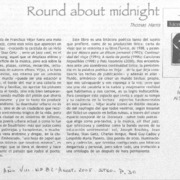 Round about midnight.