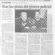 Tras la pistas del género policial (entrevista)