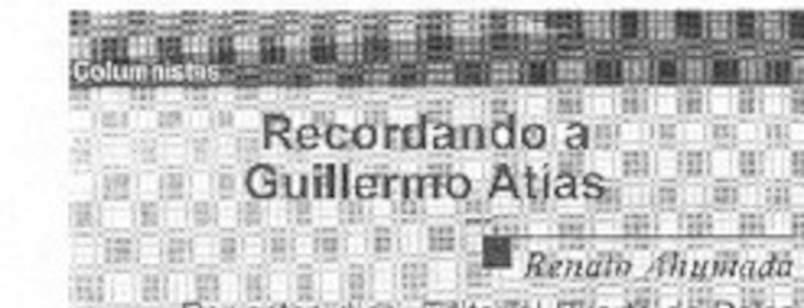 Recordando a Guillermo Atías