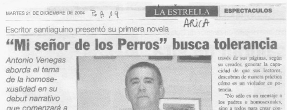 "Mi señor de los perros".
