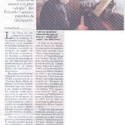 Murió el hombreque le puso música a la matanza de Iquique