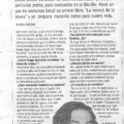 "Todo se lo debo al copete" (entrevistas)