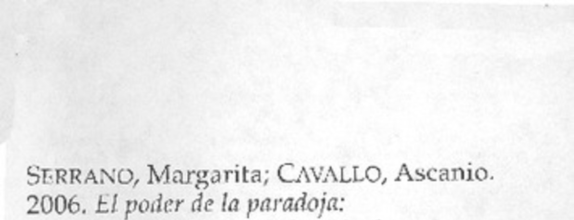 El poder de la paradoja