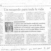 Un recuerdo para toda la vida