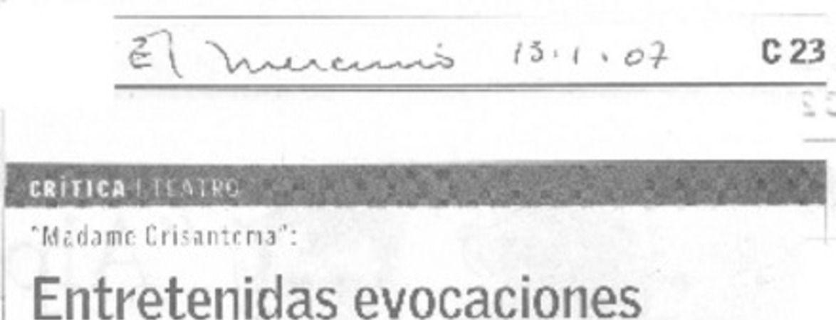 Entretenidas evocaciones