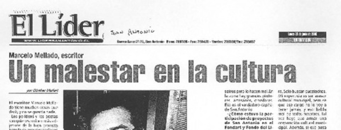 Un malestar en la cultura (entrevista)
