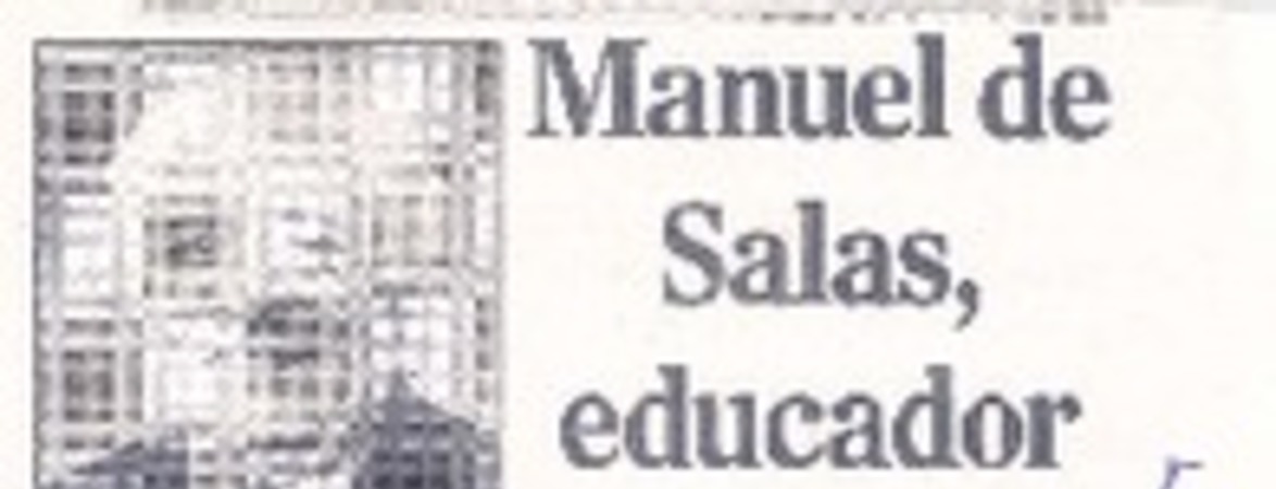 Manuel de Salas, educador y visionario