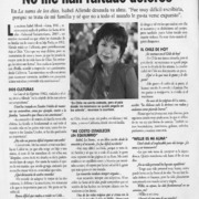 "No me han faltado dolores" (entrevista)