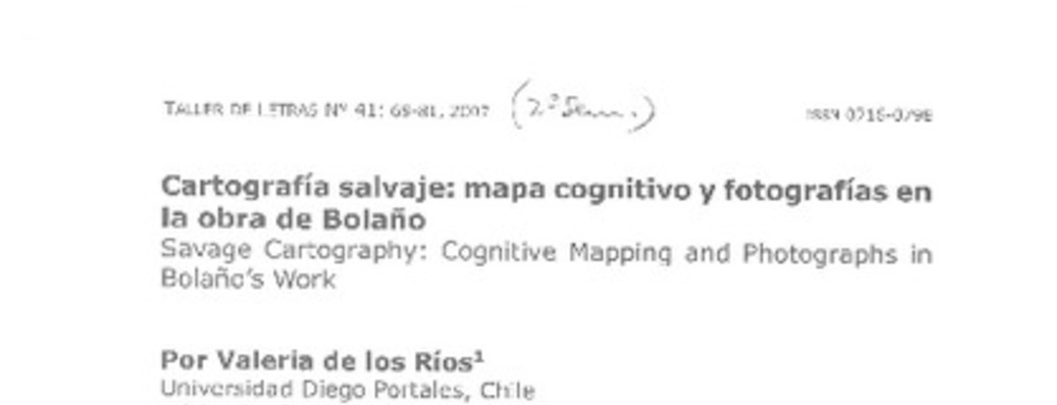 Cartografía salvaje