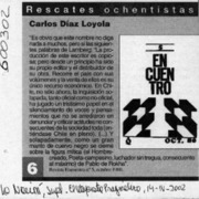 Carlos Díaz Loyola  [artículo]