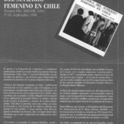 Crónica del sufragio femenino en Chile  <artículo>