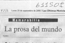 La prosa del mundo  [artículo] Filebo