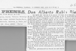 Don Alberto Rubio Riesco  [artículo]