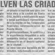 Vuelven Las criadas  [artículo]