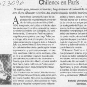 Chilenos en París