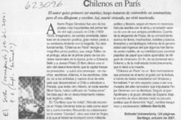 Chilenos en París