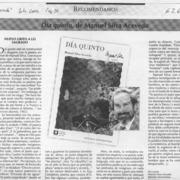 Día quinto, de Manuel Silva Acevedo  [artículo]