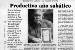 Productivo año sabático  [artículo]