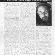 25 años poesía chilena a favor de la ley de divorcio  [artículo] Erick Pohlhammer